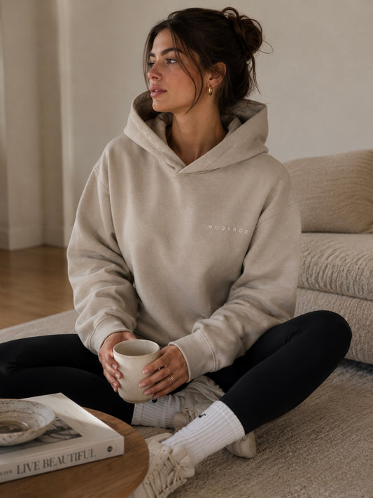 Essentials Heavyweight Hoodie - Stone