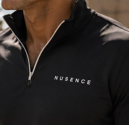 Essentials Mens 1/4 Zip Gym Top
