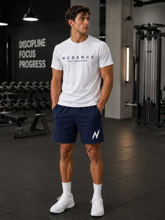 Mens Essentials Gym Tshirt - White