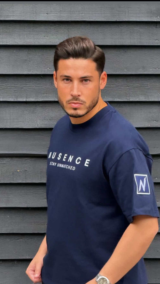 Essentials Oversized Heavyweight T-Shirt - Navy
