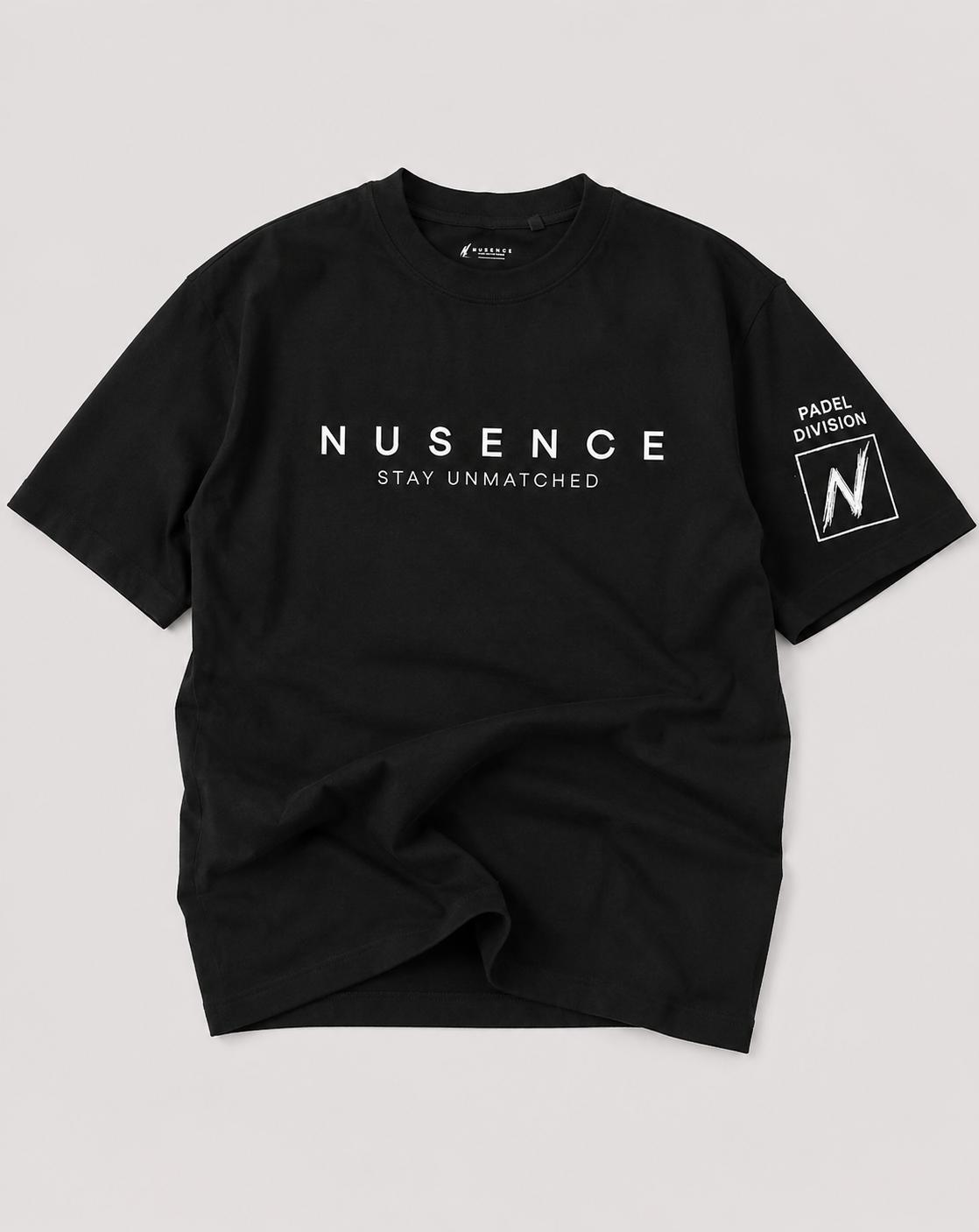 Padel Division Heavyweight Tshirt - Black