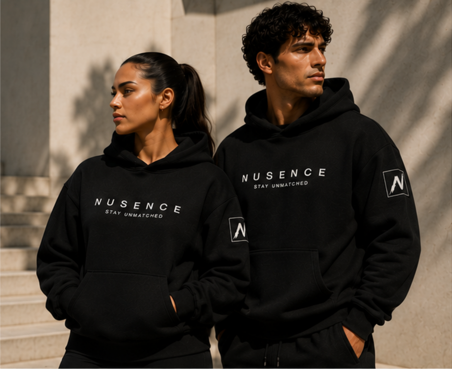 Heavyweight Essentials Hoodie - Black