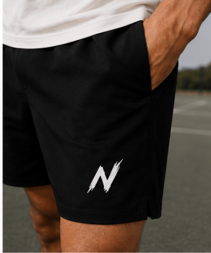 Essentials Mens Gym Shorts - Black