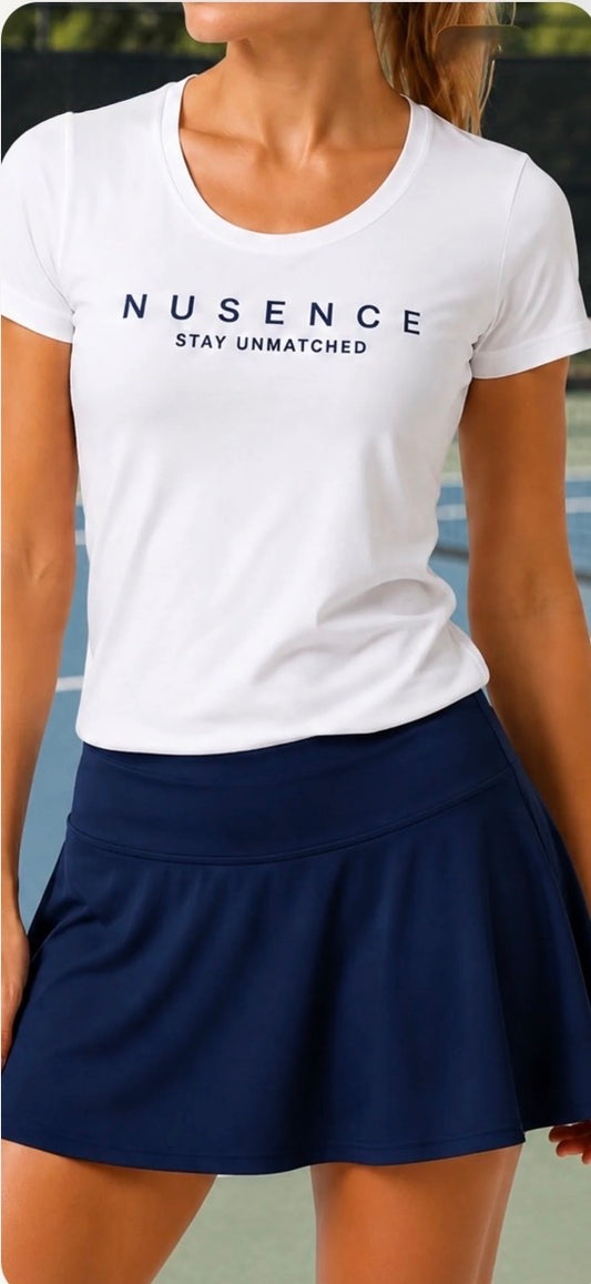 Padel Division Womens Skort - Navy