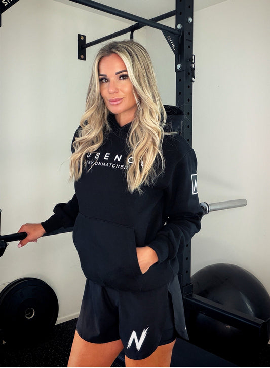 Essentials Womens Gym Shorts - Black