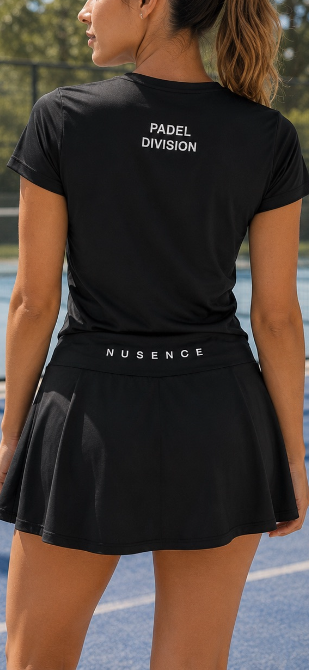 Padel Division Womens Skort - Black