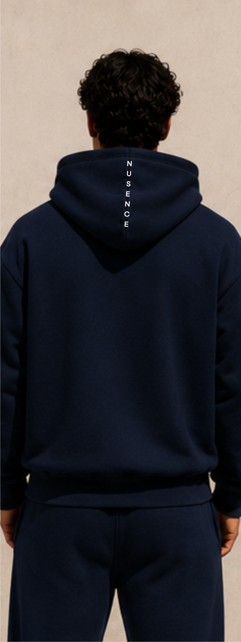 Heavyweight Essentials Hoodie - Navy