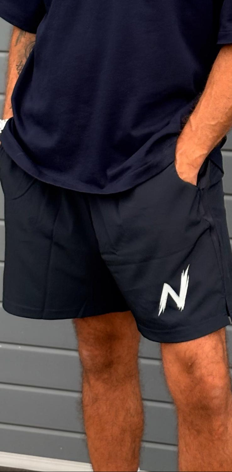 Essentials Mens Gym Shorts - Navy