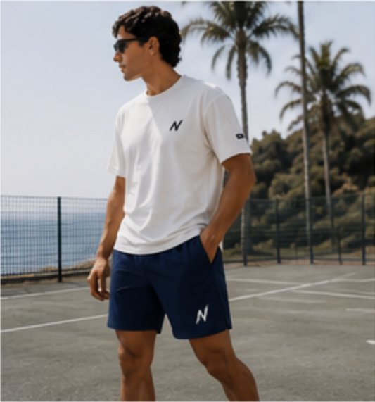 Essentials Mens Gym Shorts - Navy