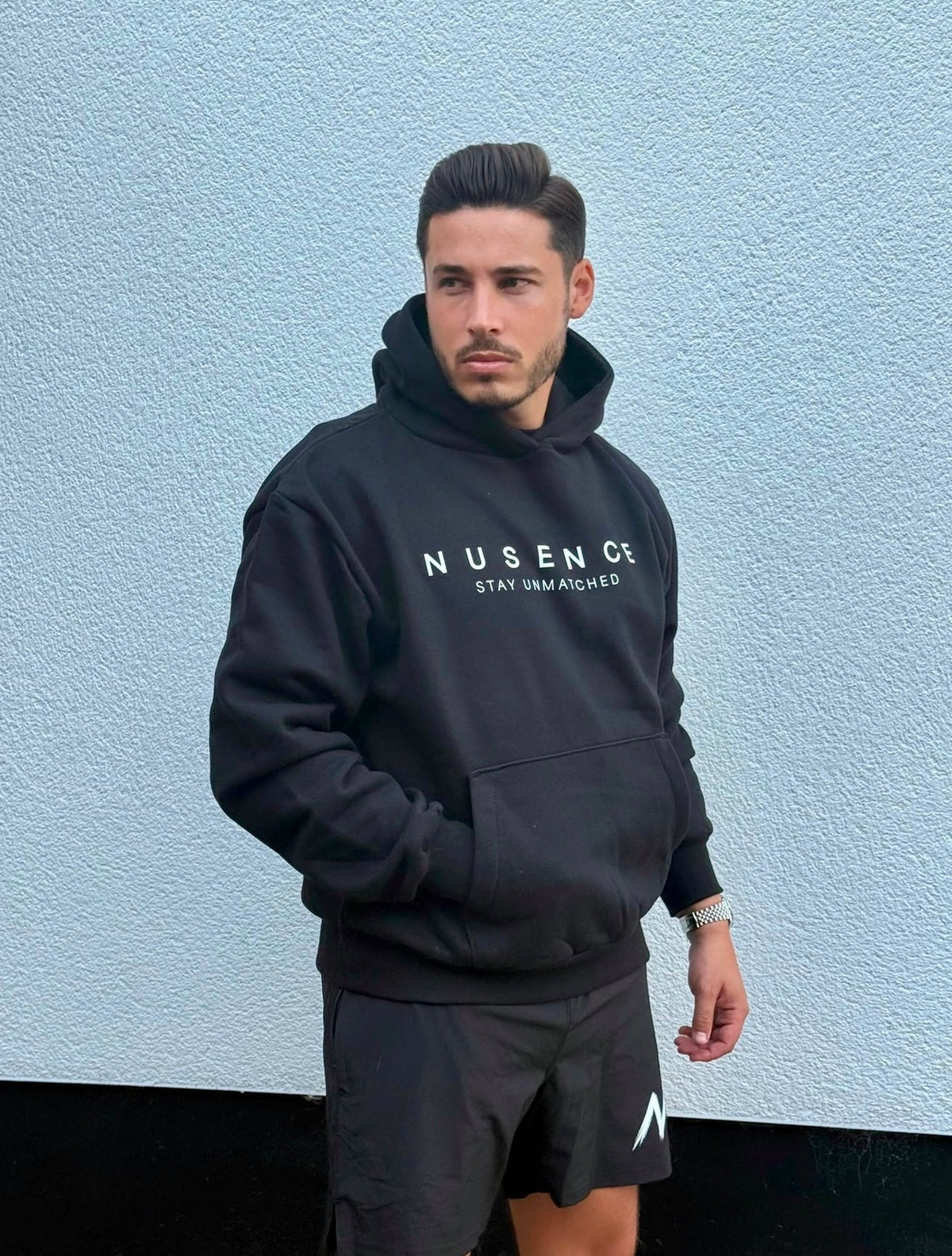 Unisex Essentials Heavyweight Hoodie - Black