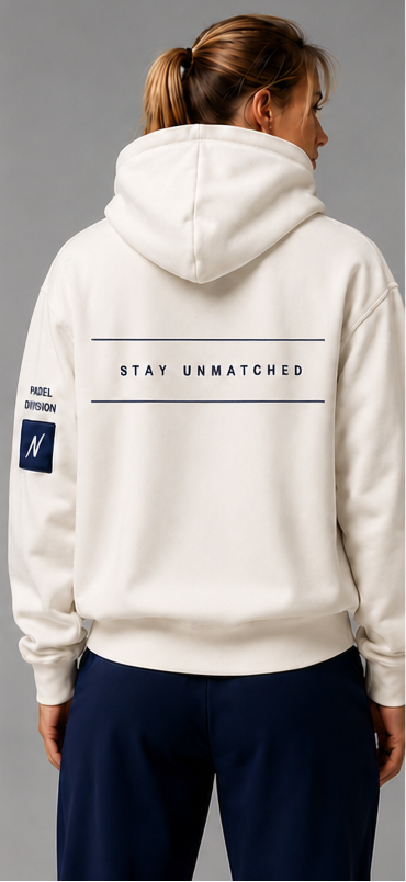 Padel Division Heavyweight Hoodie - Navy Accents